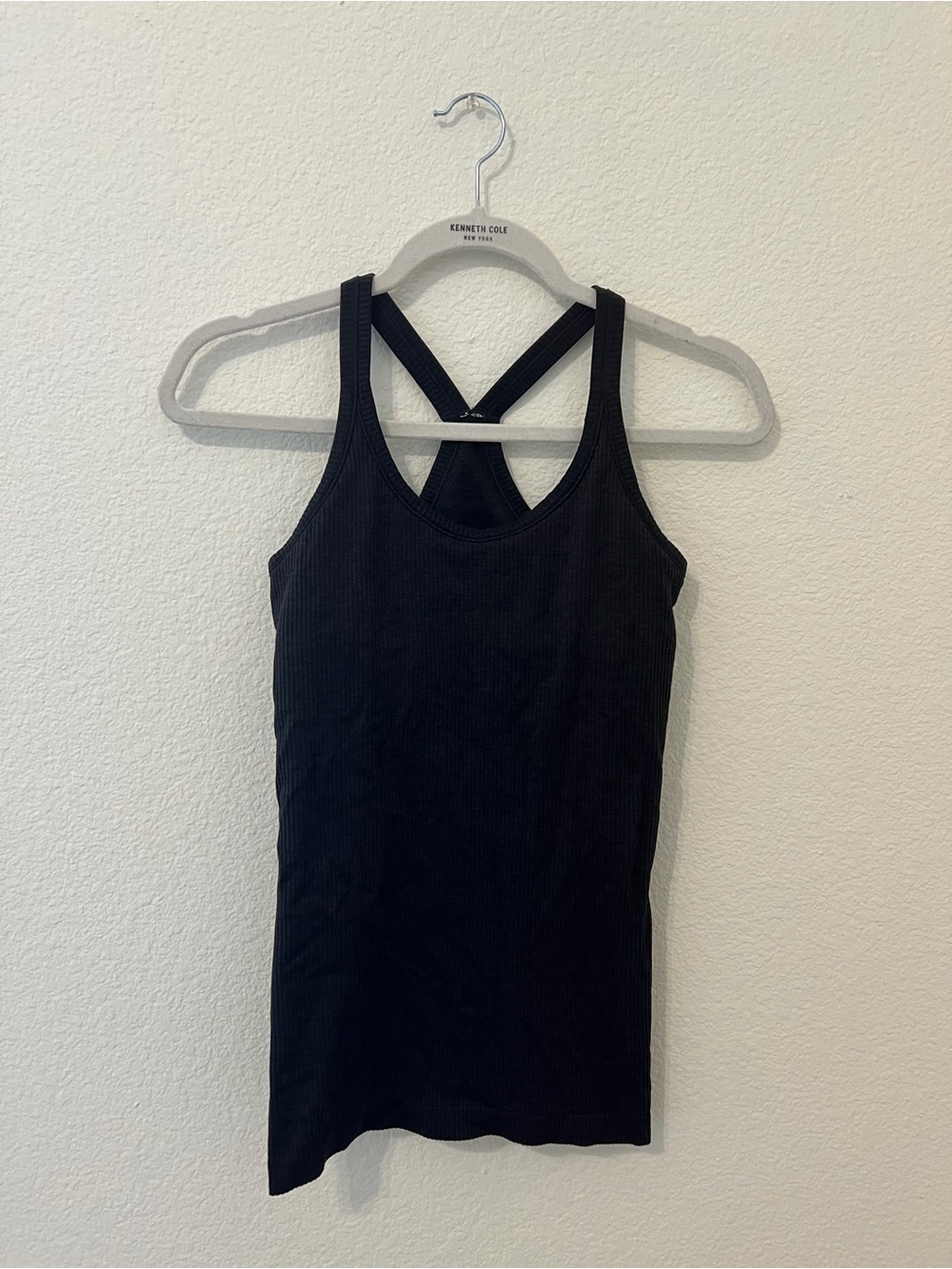Lululemon Black Ribbed Tank Top